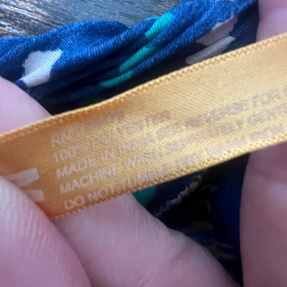 Women's Boho Maxi Skirt Sz. M Geometric Mosaic A-Line Gypsy Multicolor Hippie - Picture 8 of 8